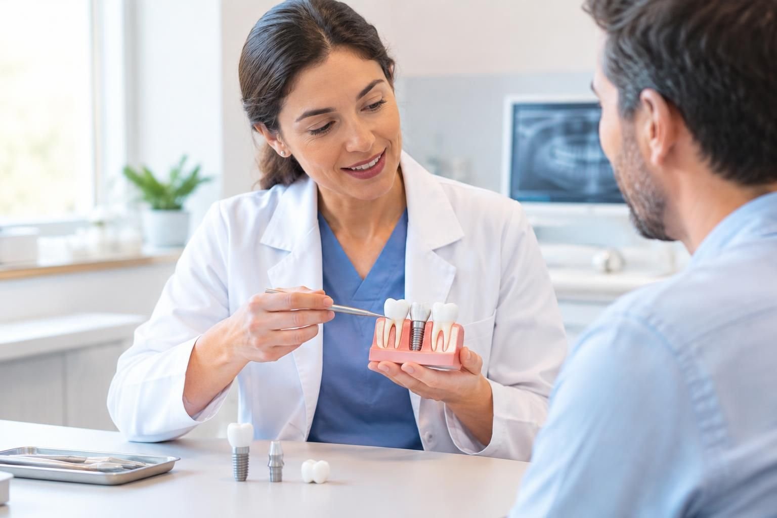 Illustrative editorial image for Abutment for Dental Implant: What It Is and How It Works