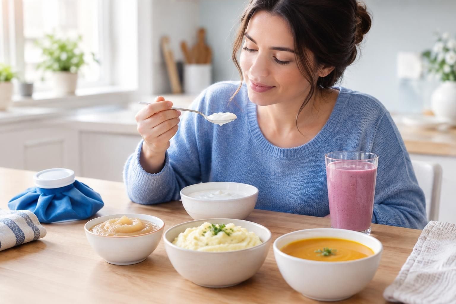Illustrative editorial image for After Dental Implant Diet: What to Eat and Avoid During Recovery
